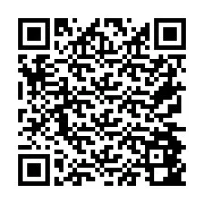 QR kód a telefonszámhoz +26774842391