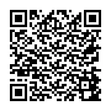 QR код за телефонен номер +26774842414