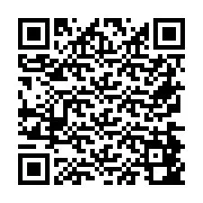 Codice QR per il numero di telefono +26774842416