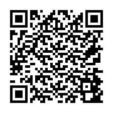 Codice QR per il numero di telefono +26774842441