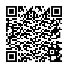 QR-code voor telefoonnummer +26774842442