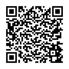 Codice QR per il numero di telefono +26774842508