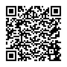 QR-kood telefoninumbri jaoks +26774842541