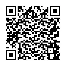 Código QR para número de telefone +26774842595