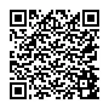 QR Code สำหรับหมายเลขโทรศัพท์ +26774842598