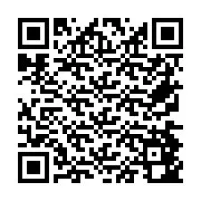 QR-code voor telefoonnummer +26774842613