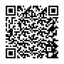 QR Code สำหรับหมายเลขโทรศัพท์ +26774842622