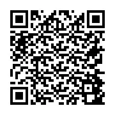 Código QR para número de teléfono +26774842632