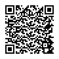 Código QR para número de telefone +26774842656