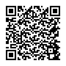 Codice QR per il numero di telefono +26774842662