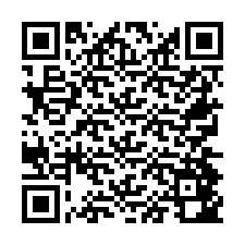 QR-code voor telefoonnummer +26774842678