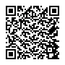 QR-Code für Telefonnummer +26774842697