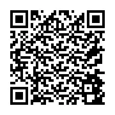 QR-code voor telefoonnummer +26774842711