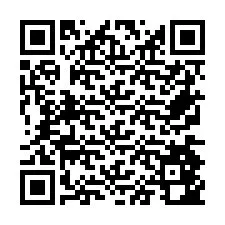 QR код за телефонен номер +26774842717