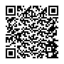 QR код за телефонен номер +26774842726