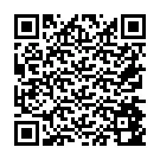 QR код за телефонен номер +26774842749