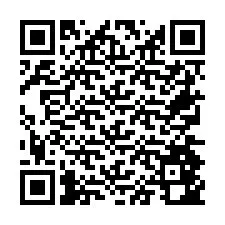 QR-код для номера телефона +26774842769