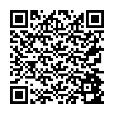 Código QR para número de telefone +26774842790