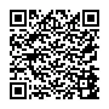 Código QR para número de telefone +26774842810