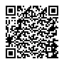 QR Code pour le numéro de téléphone +26774842818