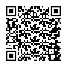 Código QR para número de telefone +26774842828