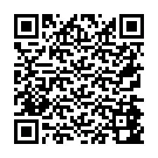 Kode QR untuk nomor Telepon +26774842840