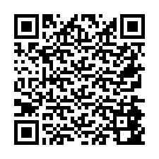 QR-код для номера телефона +26774842844