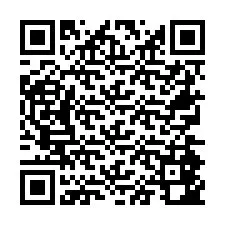 QR Code สำหรับหมายเลขโทรศัพท์ +26774842868