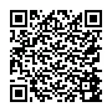 QR-код для номера телефона +26774842924