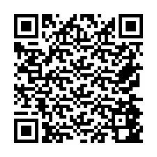 電話番号のQRコード +26774842937