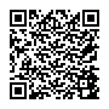 QR код за телефонен номер +26774842941