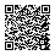 電話番号のQRコード +26774842949
