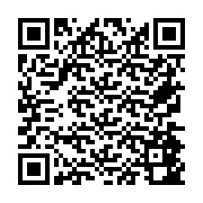 QR код за телефонен номер +26774842953