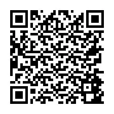 QR-code voor telefoonnummer +26774842954