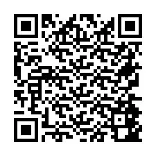 Código QR para número de telefone +26774842962