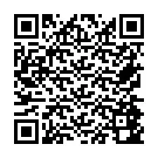 QR Code สำหรับหมายเลขโทรศัพท์ +26774842967