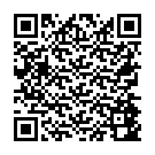 Código QR para número de teléfono +26774842968