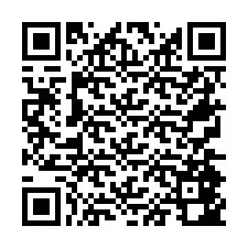 QR Code สำหรับหมายเลขโทรศัพท์ +26774842970