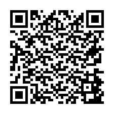 QR-код для номера телефона +26774843002