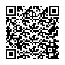 QR-Code für Telefonnummer +26774843025