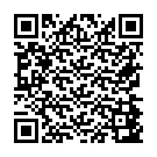 Código QR para número de teléfono +26774843026