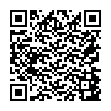 QR Code สำหรับหมายเลขโทรศัพท์ +26774843029