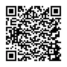 QR Code pour le numéro de téléphone +26774843030