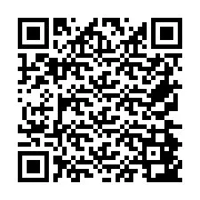 QR Code pour le numéro de téléphone +26774843033