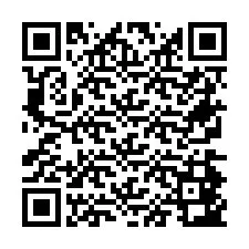 QR Code for Phone number +26774843042