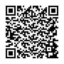 QR код за телефонен номер +26774843052