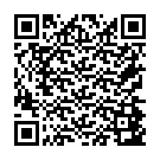 QR Code for Phone number +26774843061