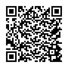 Código QR para número de teléfono +26774843063