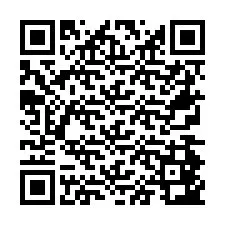 QR код за телефонен номер +26774843080