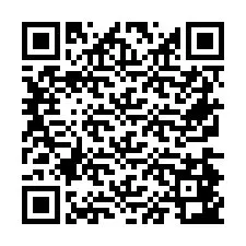 QR-code voor telefoonnummer +26774843106